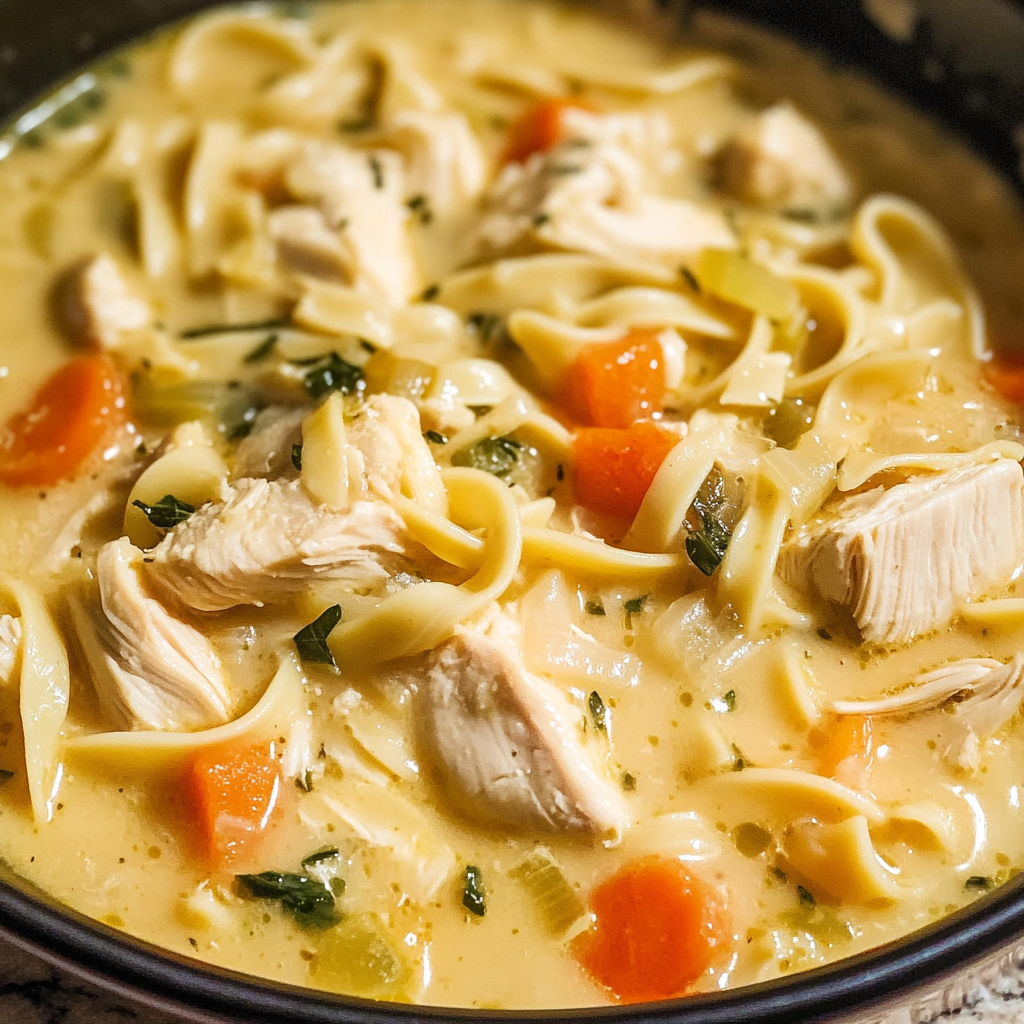 Creamy Chicken Noodle Soup
