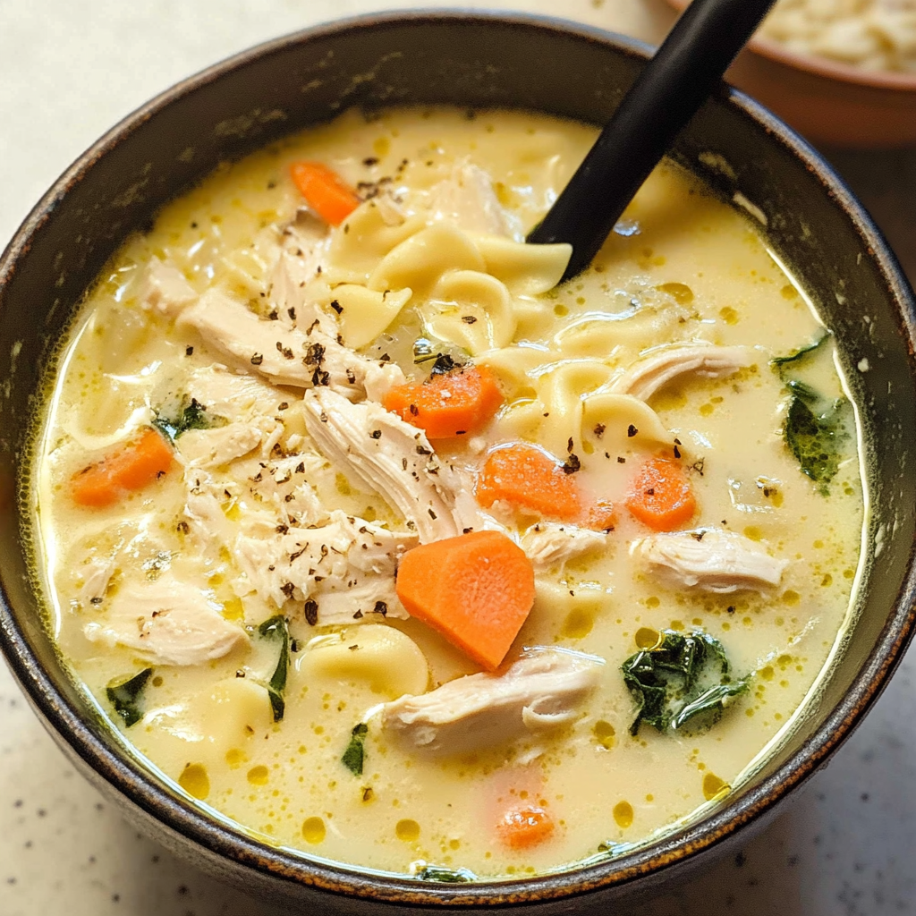 Creamy Chicken Noodle Soup