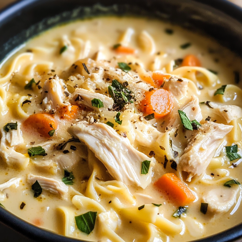 Creamy Chicken Noodle Soup