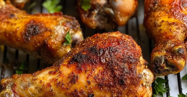 Oven-baked chicken drumsticks